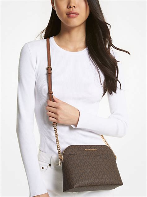 michael michael kors jet set medium nylon crossbody bag|Michael Kors jetset crossbody bag.